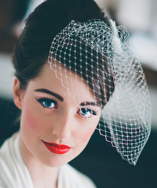 Hairstyle for wedding inspired by 1950s – 1960s look | Bride .