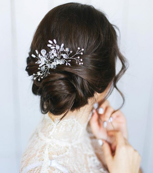 10 Gorgeous Wedding Updos For Short Ha