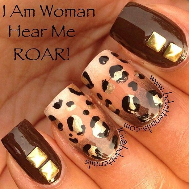 Wild Leopard Print Nail Designs