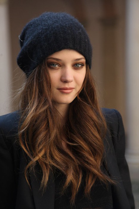 Winter Hair Looks with Hats