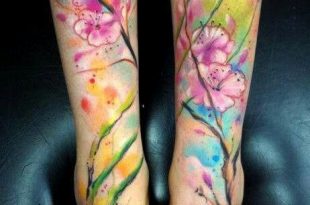 Wonderful Colored Tattoos for Fashionistas - Pretty Desig