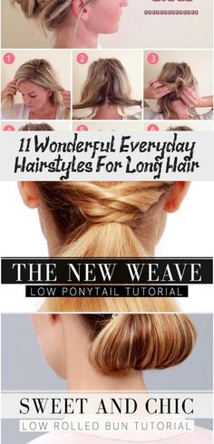 11 Wonderful Everyday Hairstyles For Long Hair | Long hair styles .