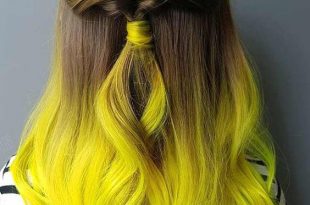 34 Trendy Yellow Ombre Hair Colors Ide