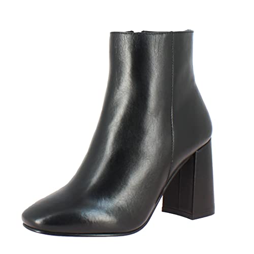 Buy Saint G Womens Black Napa Leather Ankle Boots, Block Heel .