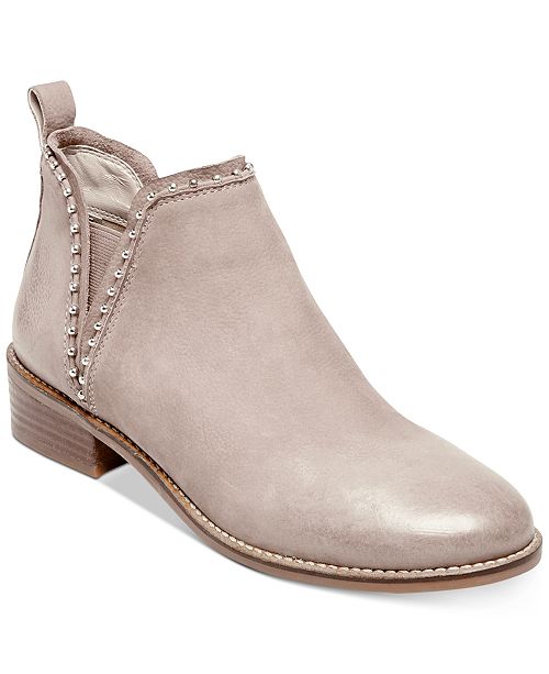 Steve Madden Women's Koto Studded Ankle Leather Booties .