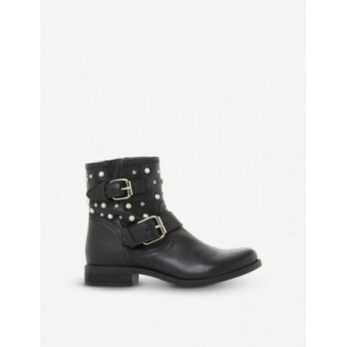 Ankle boots with studs for women