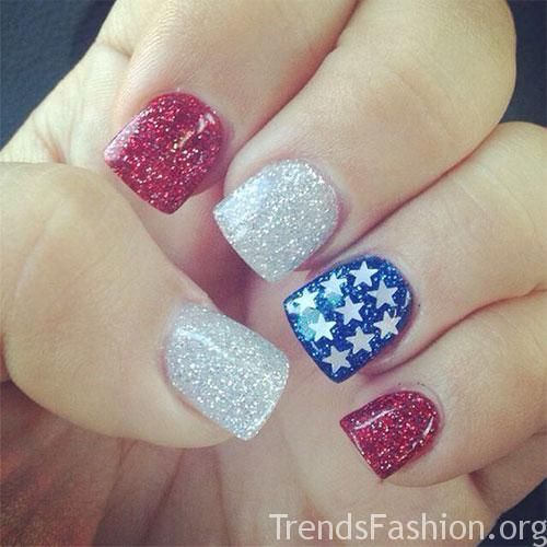 10+ Awesome 4th of July Acrylic Nail Art Designs & Ideas 2019 .