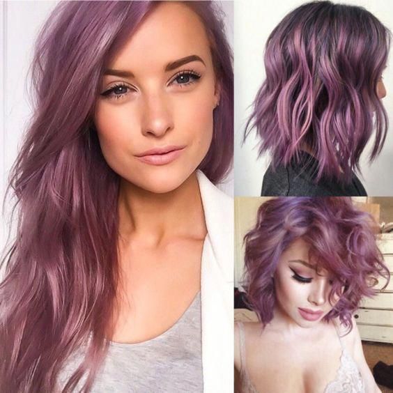 15 Awesome Trendy Mauve Hair Color 2018 For Great Appearance (With .