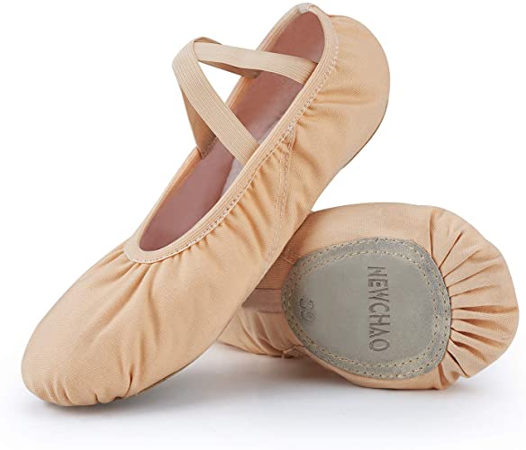 Amazon.com | NEWCHAO Dance Ballet Shoes for Girls Women, Canvas .