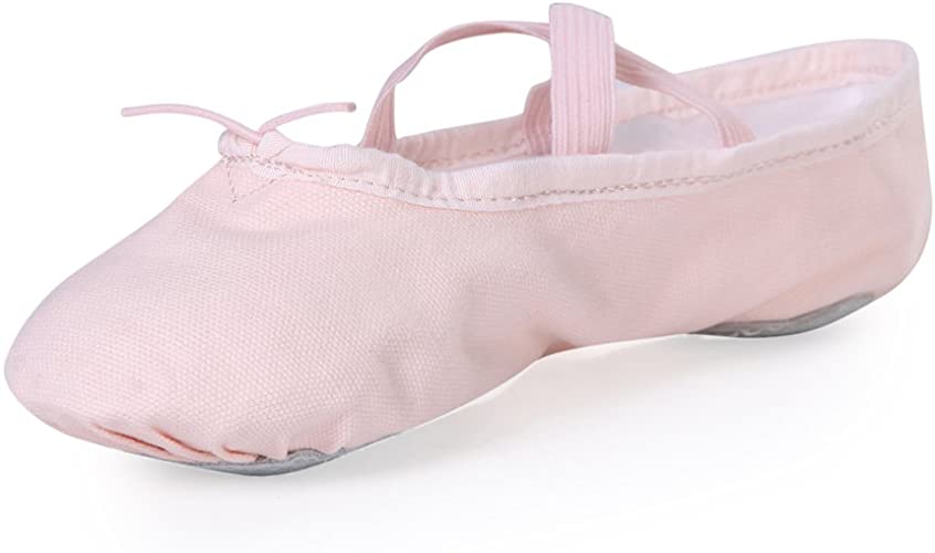 Amazon.com | STELLE Girls Canvas Ballet Slipper/Ballet Shoe/Yoga .