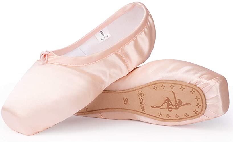 Amazon.com | TXJ Sports Ballet Shoes Pink Point Ballet Shoes for .