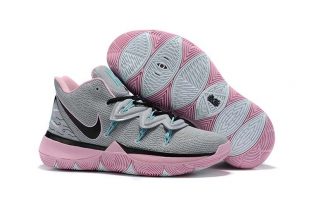 Nike Kyrie 5 Cool Grey Black Pink Classic Women's Basketball Shoes .