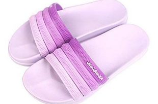 Purple Bath Slippers Women Men Anti-Slip Indoor Shower Slippers .