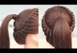 Beautiful hairstyle for collage girls || Easy braided hairstyle .