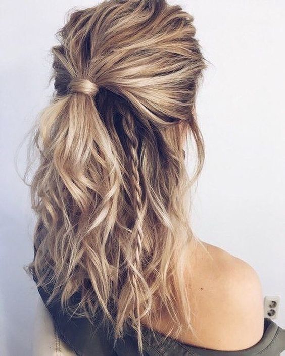 Beautiful Easy Half up-Half down Hairstyles for Your Perfect .