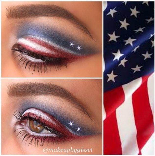 4th of July Makeup Ideas and Tutorials: Absolutely Simple .