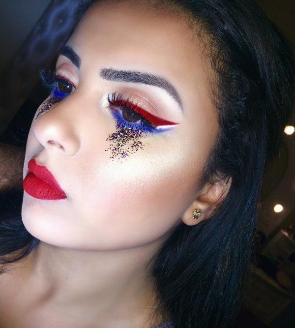 Beautiful Makeup for Fourth of July – fashiondiys.com in 2020 .