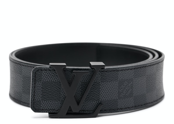 Louis Vuitton Belt Initiales Damier Graphite Black/Gr
