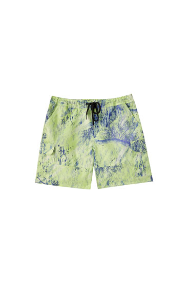 Realtree printed Bermuda shorts - pull&be