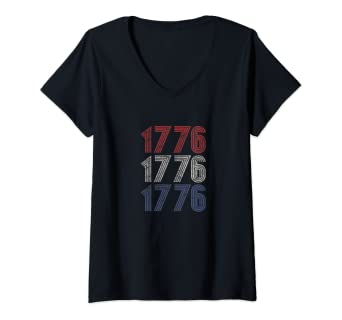 Amazon.com: Womens Vintage Retro 4th of Jully 1776 Patriotic USA T .
