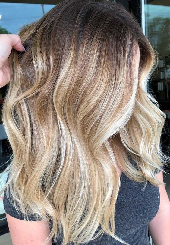 55 Amazing Rooted Blonde Balayage Hair Highlights for 2018 .