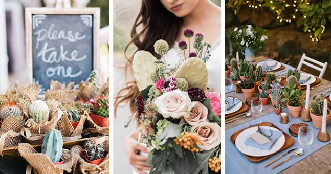 Pretty Prickly: 25 Fun Cactus Wedding Ideas | OneFabDay.c
