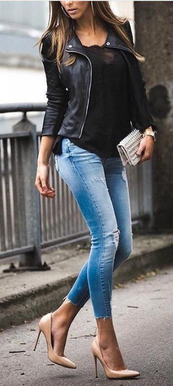 54 #Best #Ideas #Style #Girl #Fashion #Outfits #Leather #Jackets .