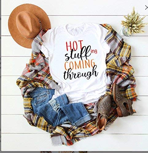 Amazon.com: funny thanksgiving t-shirt cute women's fall tee .