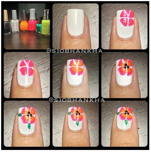Pin by Mary Vides on Nail Art ideas | Flower nails, Flower nail .