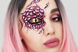 20 Dragon Halloween Makeup Tutorials for 2019 - Easy Dragon Make