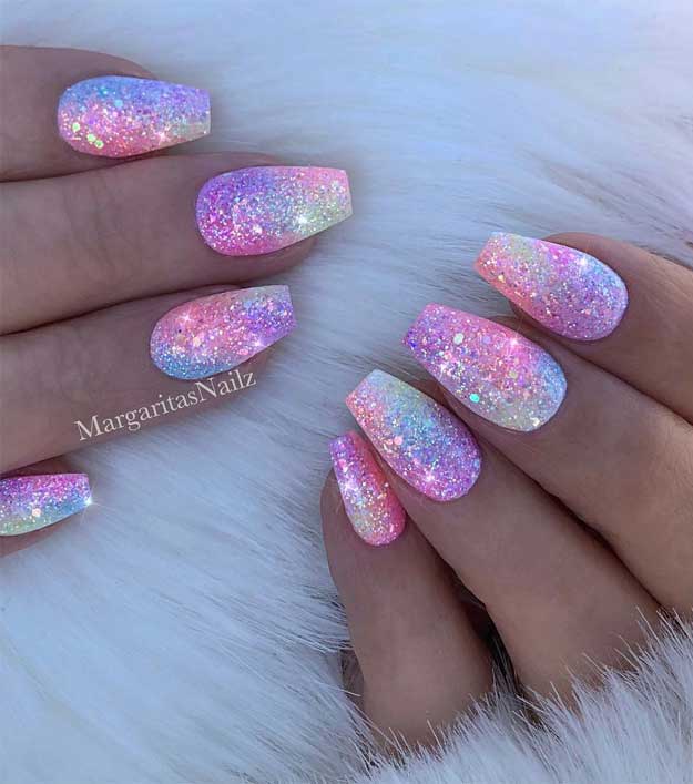 Best glitter nail designs 20