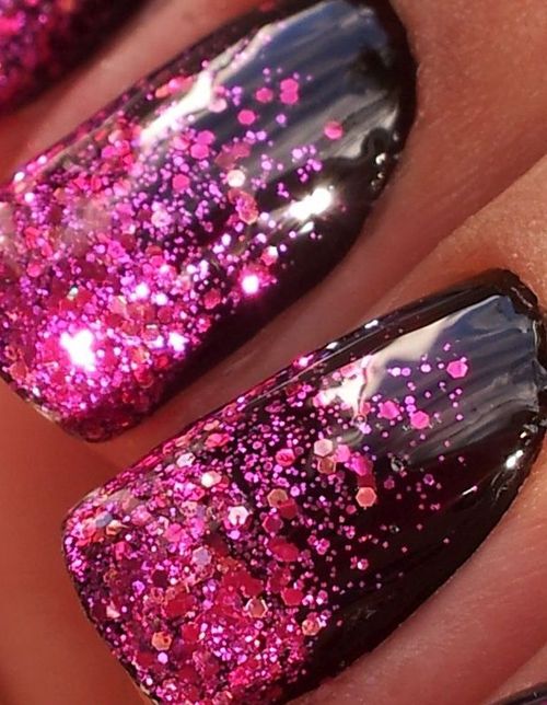 8 Best Glitter Nail Art Designs with Pictures | Styles At Life .