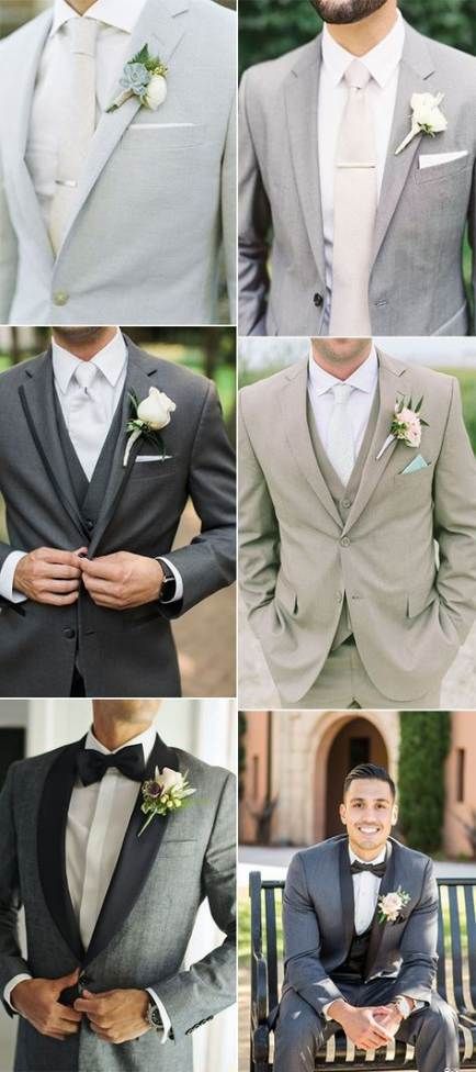 Best Grey Wedding Suits Ideas
