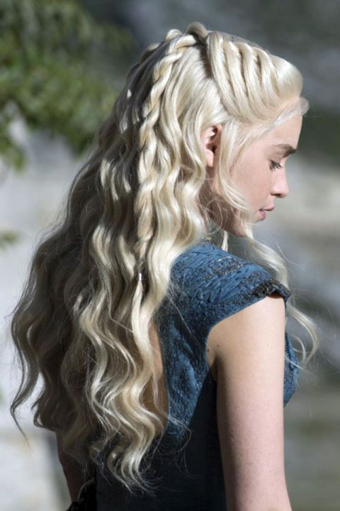 Khaleesi's Best 'Game of Thrones' Hair Moments | Khaleesi hair .