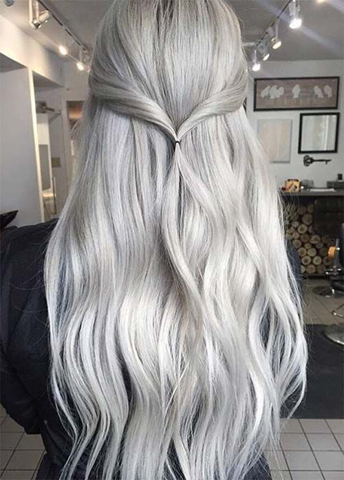 22 Best Khaleesi Hair on Game of Thrones | Graue haarfarben .