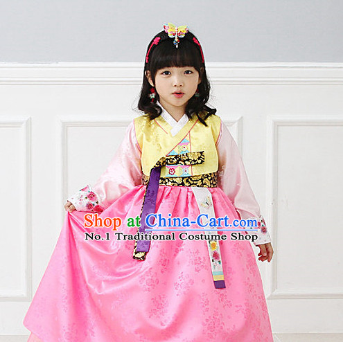 Top Korean National Costumes Kids Fashion Traditional Korean Cloth