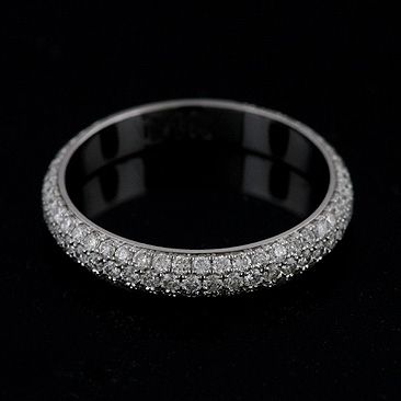 Best Diamond Eternity Bands | Pave diamond wedding ring, Diamond .