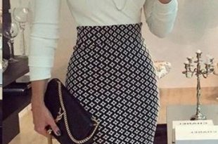 Check latest pencil skirt outfits for work business professional .