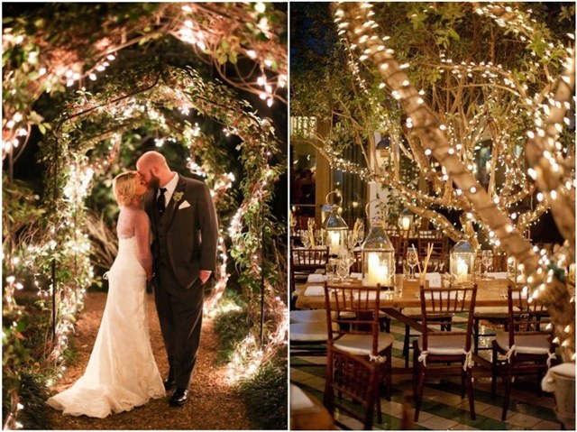 36 Romantic Wedding Lights Ideas You'll Love | Deer Pearl Flowe