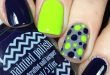 Best Seahawk Nail Designs in 2020 | Seahawks nails design, Nails .
