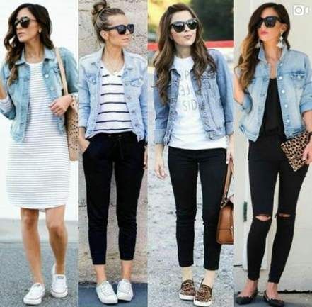 48 Best Ideas fashion outfits women jeans denim jackets | How to .