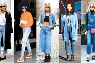 The Best Denim Street Style Outfits | StyleCast