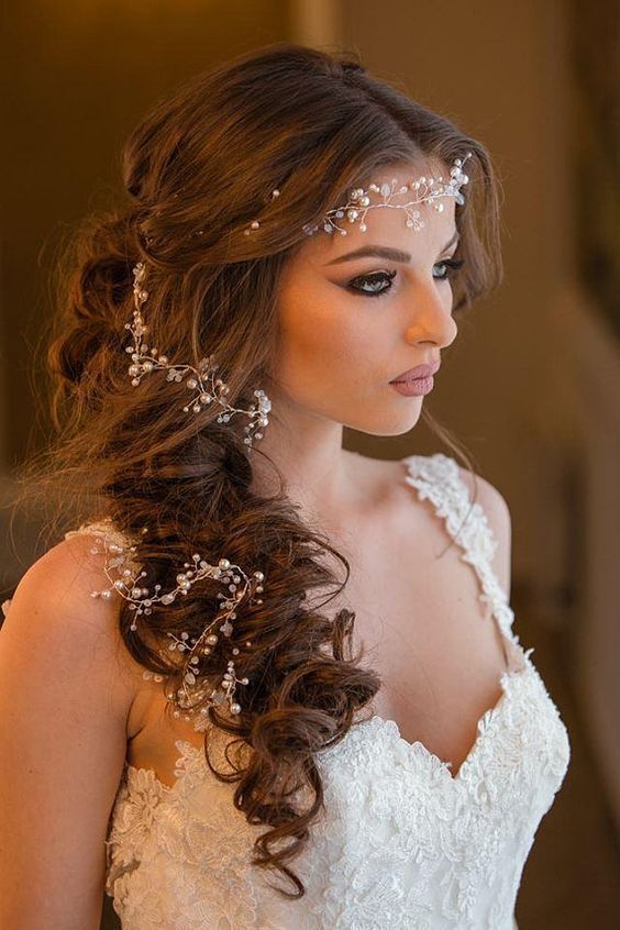 11 Cute & Romantic Hairstyle Ideas for Wedding - Best Hairstyle .