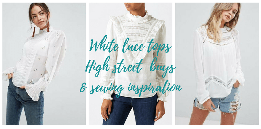 6 of the best white lace blouses on the high street today - Friday .