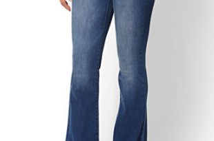 NY&C: Tall Mid-Rise Curvy Bootcut Jeans - Blue Hon