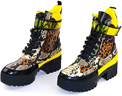 Amazon.com | Cape Robbin Future Wave Combat Boots for Women .