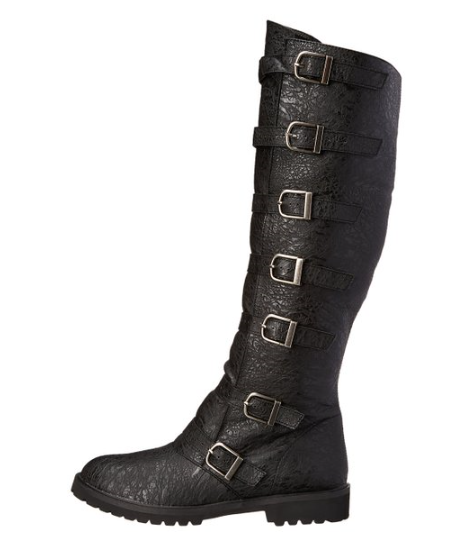 Multi-Buckle Knee High Medieval Boo