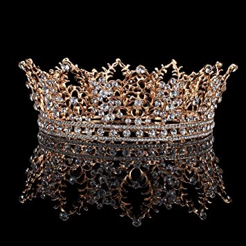 Amazon.com : FUMUD Bridal Jewelry Baroque Tiara Crown Women .