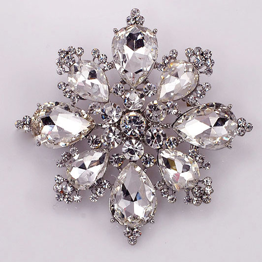 Crystal Rhinestone Brooch