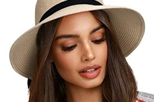 FURTALK Sun Hats for Women Brim Straw Hat Beach Hat UPF UV .